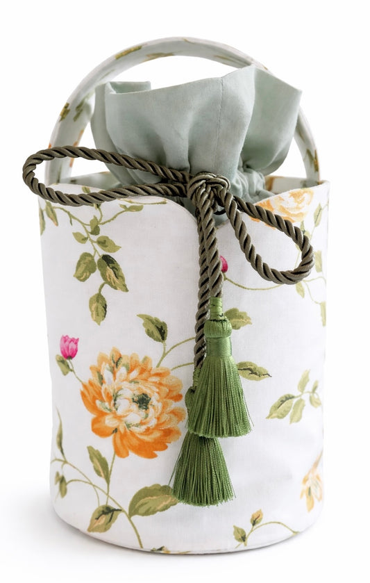 The Posy Tassel Bag - Sage